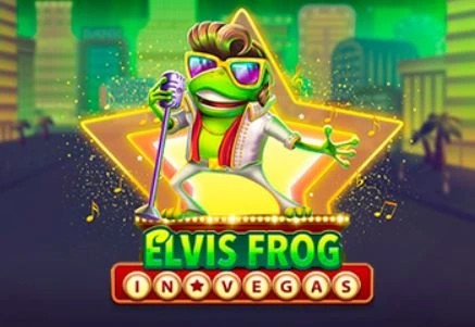 Elvis Frog in Vegas by BGAMING, showcased at myempiregr.com – game logo