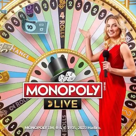 Monopoly Live online game logo by Evolution on myempiregr.com